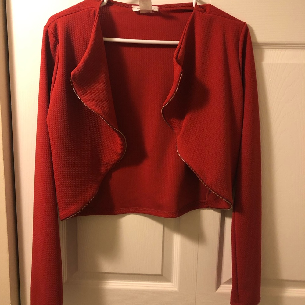 Burnt orange blazer